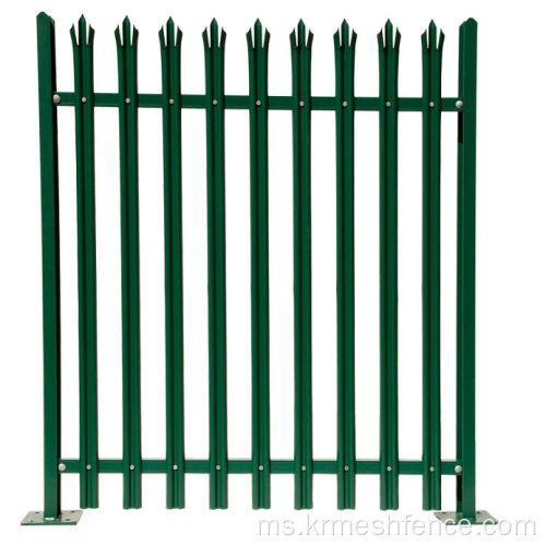 2.1m Tergalvani dan serbuk bersalut Australia Palisade Fence